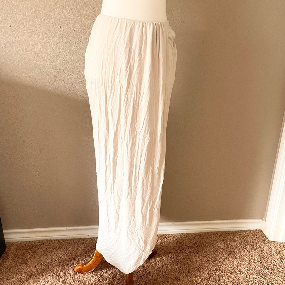 Victoria’s Secret Beige Soft Faux Wrap Skirt